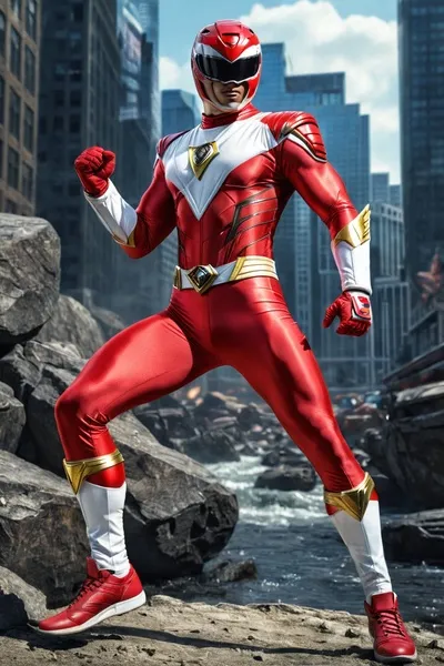 Kırmızı Ranger arka plan