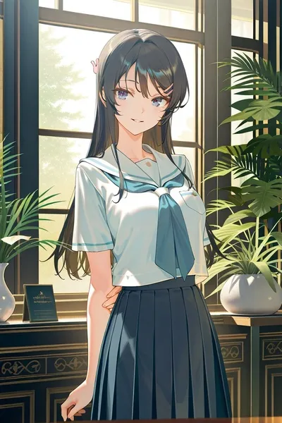 Mai Sakurajima achtergrond