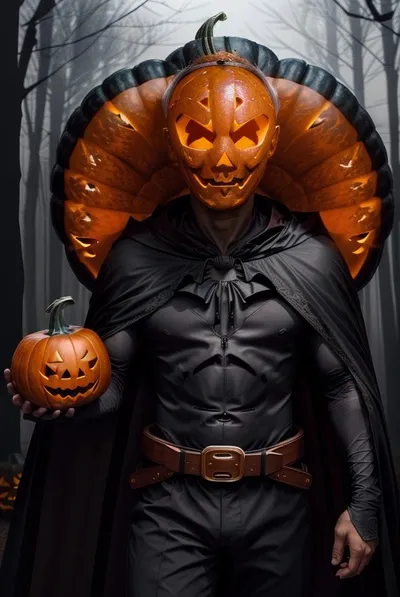 Cabeça de Abóbora fundo