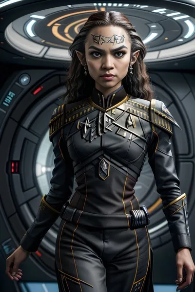 Praporčík K’Ressa pozadí