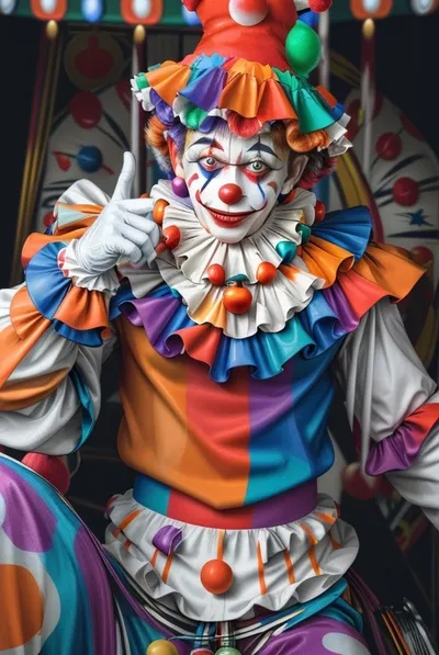 Buttons il Clown sfondo