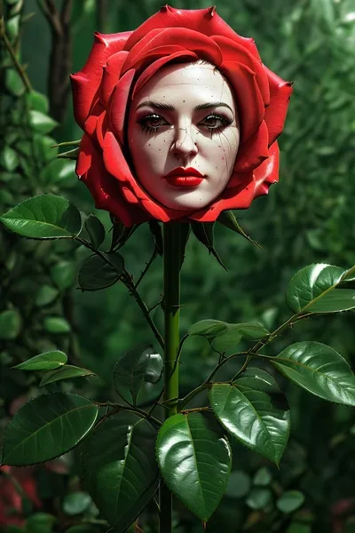 Rudá Růže pozadí