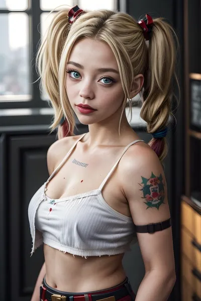 Harley Quinn  pozadí