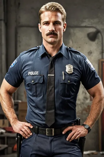 Důstojník Michael Oak pozadí