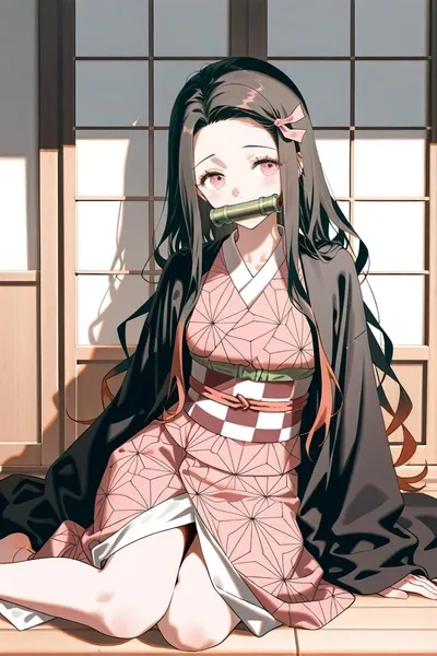 Kamado Nezuko háttér