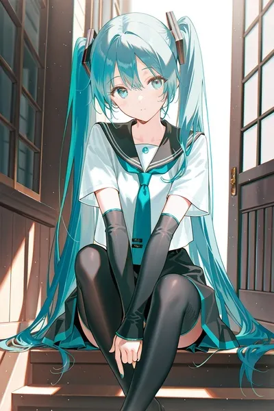 Hatsune Miku pozadí