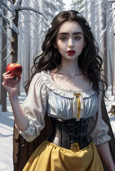 Dáma Sněhurka pozadí