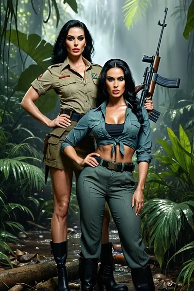 Laila and Aisa  pozadí