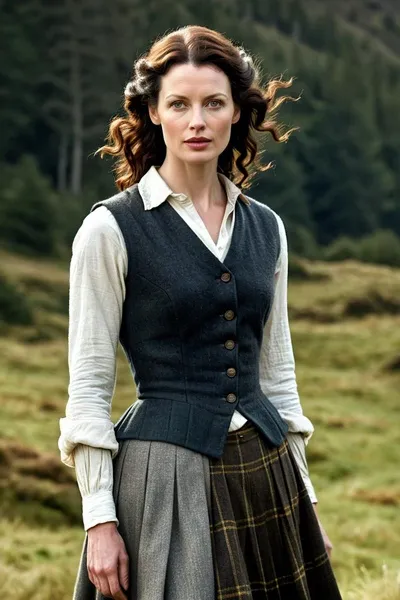 Claire Fraser pozadí