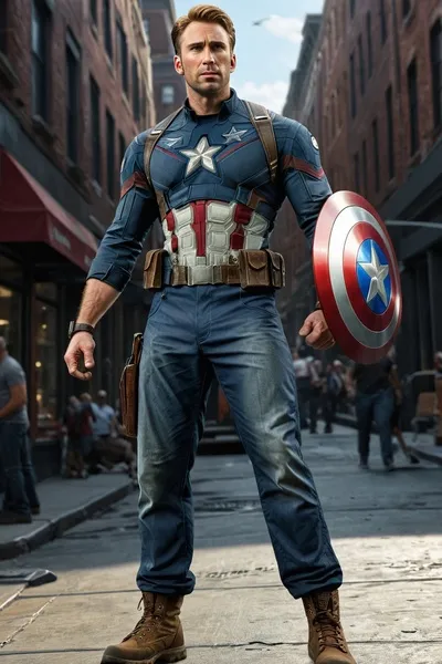 Captain America pozadí