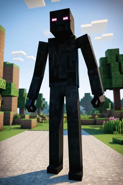 Enderman pozadí
