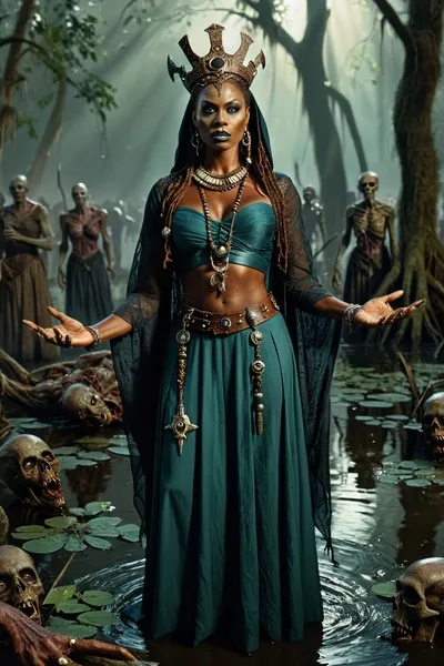 Královna Esmeralda pozadí