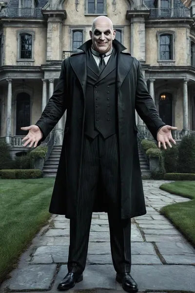 Ujak Fester Addams pozadina