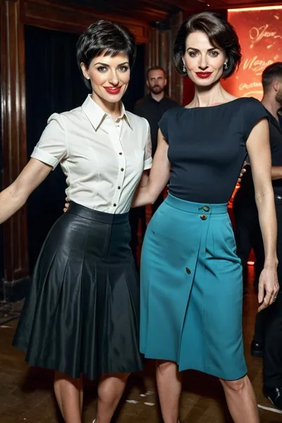 Ashleigh a Evelyn pozadí