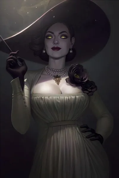 Alcina Dimitrescu pozadí