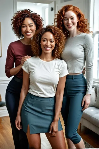 Amy, Betty, Chloe nền