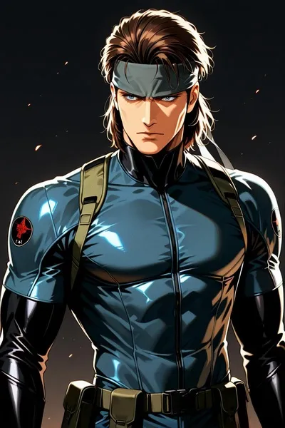 Solid Snake arrière-plan