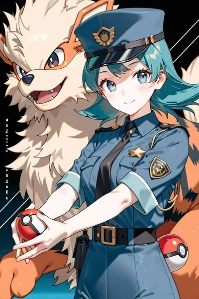 경찰관 제니와 에이스 배경