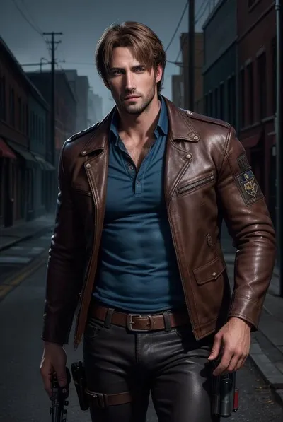 Leon S. Kennedy pozadí