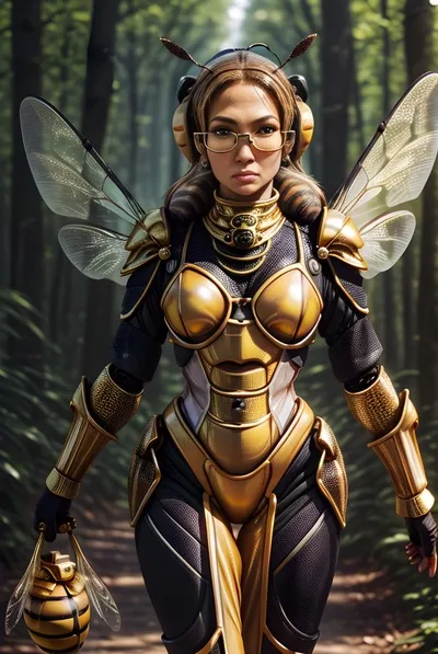 Królowa Pszczół Aurala tło