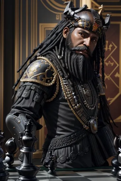 Крал Елдрик Обсидиан фон