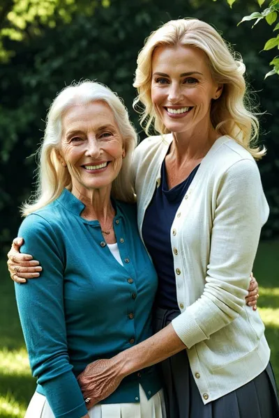 Joanna a Tiffany pozadí