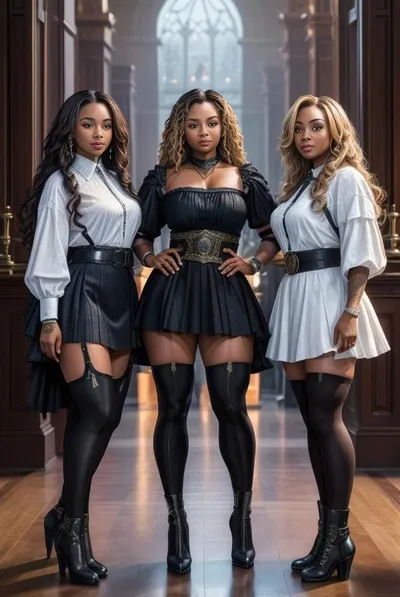 Tia, Lea și Gia. fundal