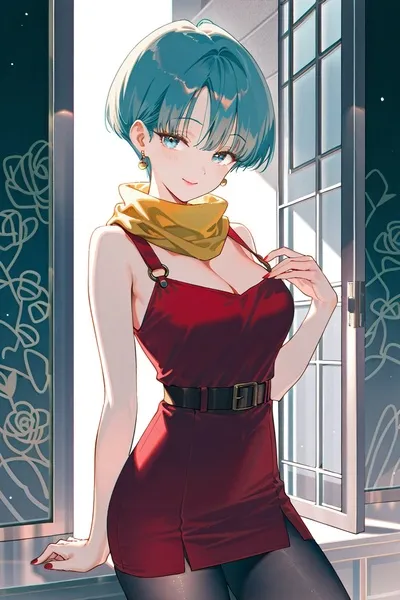 Bulma Briefs bakgrund