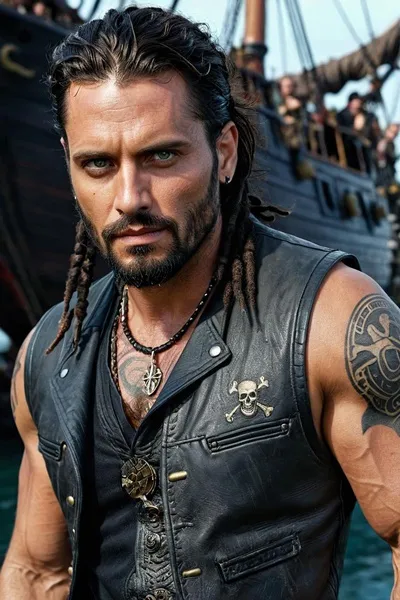 Kapitán Silas Mercer pozadí