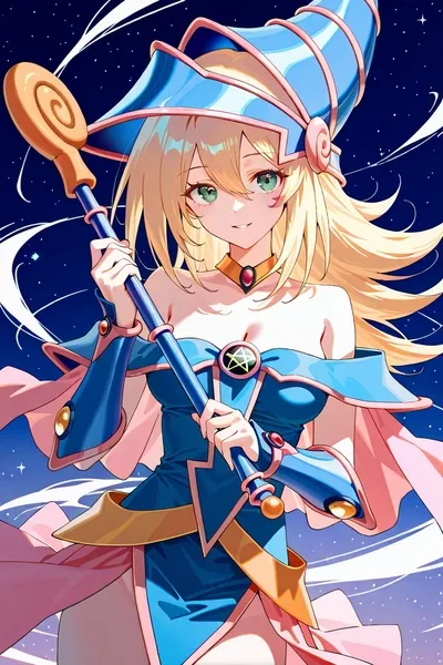 डार्क मैजिशियन गर्ल पृष्ठभूमि