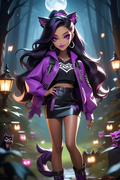 Clawdeen Wolf háttér