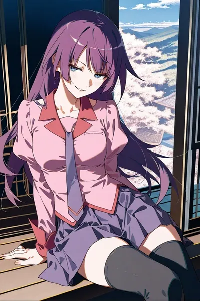 Hitagi Senjougahara sfondo