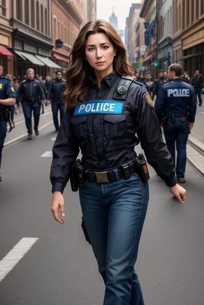 Officer Brandy pozadí