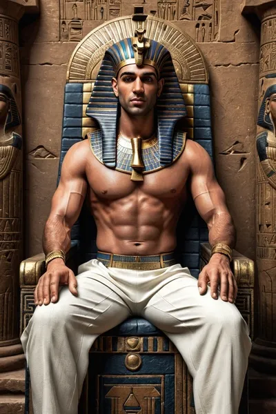 Faraon Tuk Ra pozadí