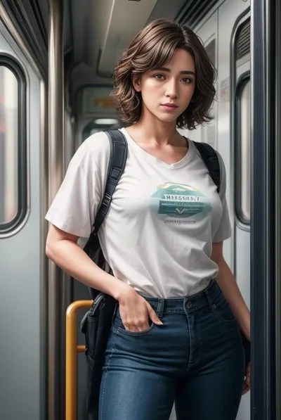 Kinnar in train bakgrund