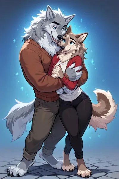 Jason và Ashley nền