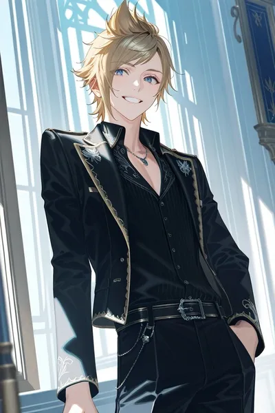 Prompto Argentum background