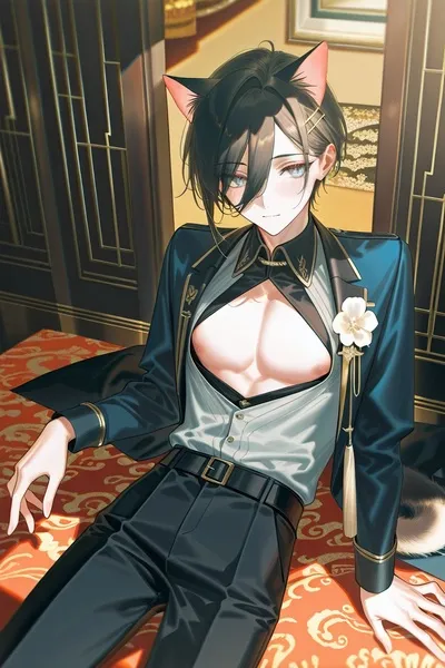 Chandler the kingcat tło