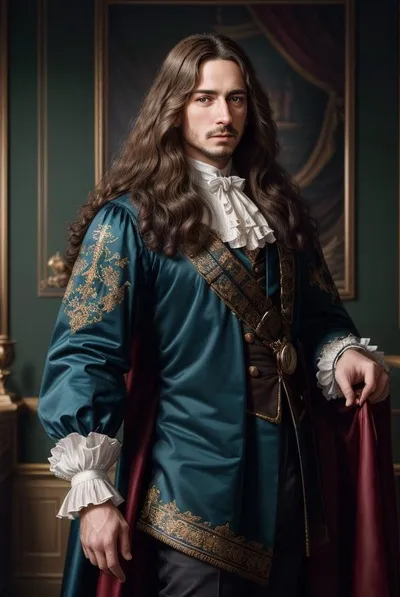 King Louis XIV nền