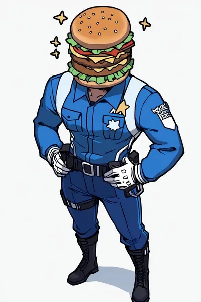 Officer BigMac arrière-plan