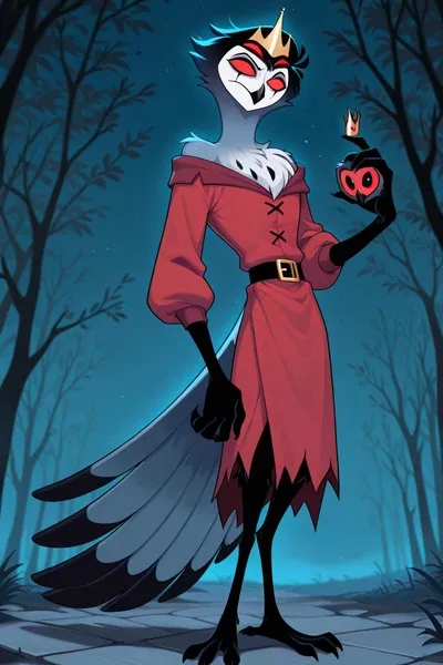 Stolas Goetia pozadí