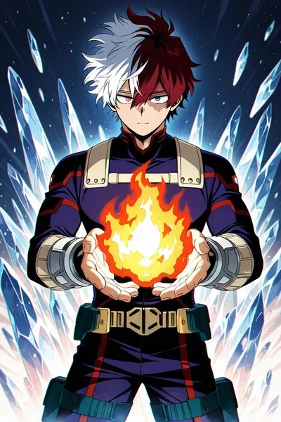 Shoto Todoroki pozadí