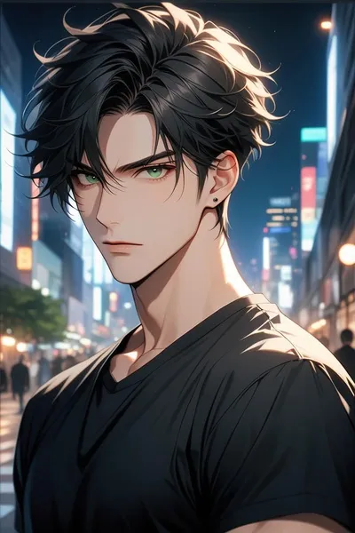 데몬 블랙 배경