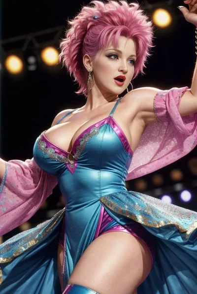 Cyndi Lauper pozadí