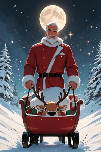 Santa Claus (Sam) pozadí