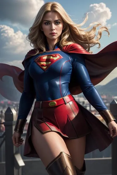 Supergirl pozadí