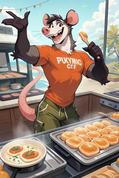 Ozzy Griddle achtergrond