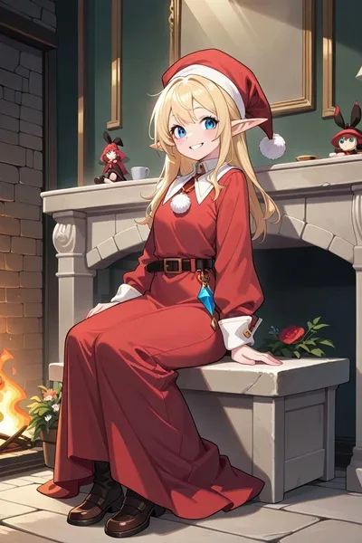 Elfai ant lentynos fone