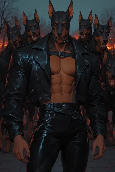 Dobermanská parta pozadí