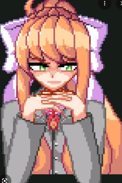 φόντοPixeld Monika evil  